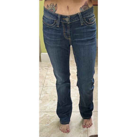 BKE (THE BUCKLE) PAYTON BOOT CUT WOMENS JEANS Mid rise sz26L 33 1/2 Length - Picture 3 of 8